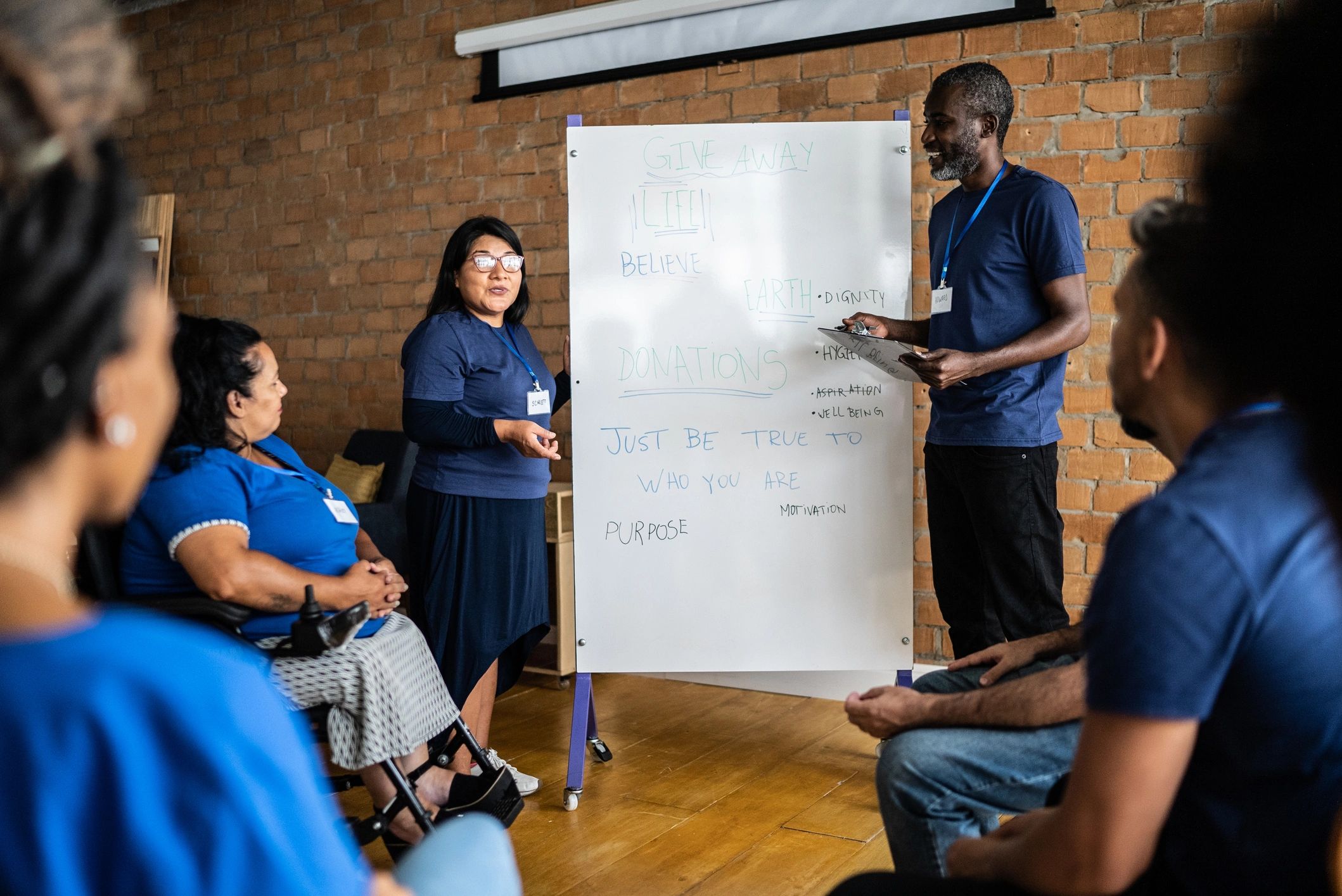 Community meeting focused on support and advocacy