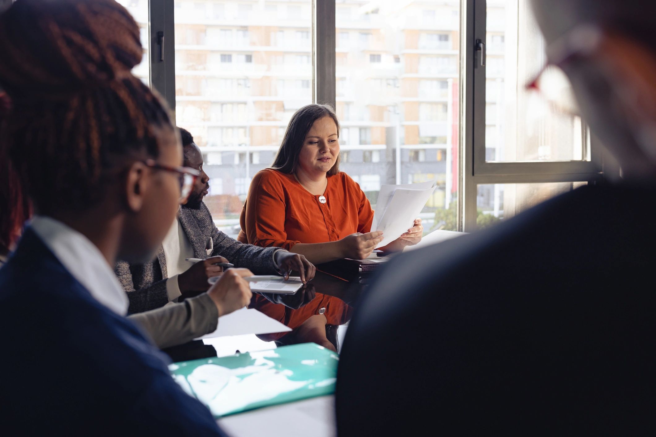 Program leaders meeting together