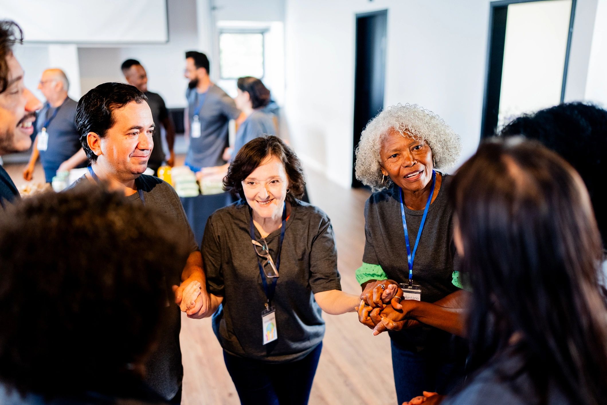 Volunteers and advocates in community outreach